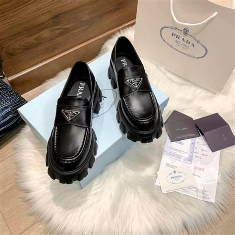 prada reciept loafers